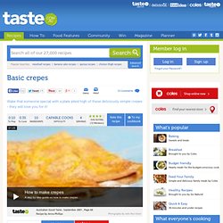 Basic Crepes Recipe