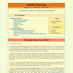 BASIC Gaming - Issue #3