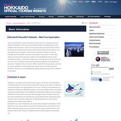 Basic Information < About Hokkaido < Visit Hokkaido