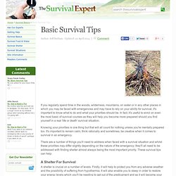 Basic Survival Tips