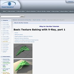 VRay.com - Basic Texture Baking with V-Ray Tutorial