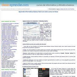 Curso básico de informática.Manual de informática básica, el menú de Inicio y la Barra de tareas en Windows 7