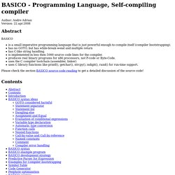 BASICO programming language