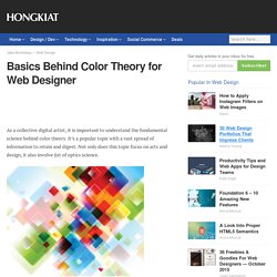 Basics Behind Color Theory for Web Designer