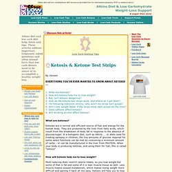 Low Carb Diet Tips & Basics - Ketosis & Ketone Test Strips