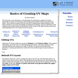 Basics of Creating UV Maps
