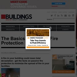 The Basics of Passive Fire Protection