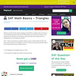 SAT Math Basics – Triangles - Magoosh High School Blog