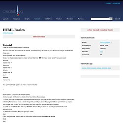 HTML Basics - HTML Tutorials