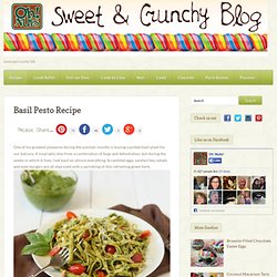 Basil Pesto Recipe (Oh Nuts Blog)