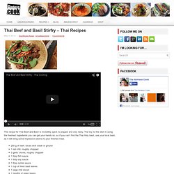 Thai Beef and Basil Stirfry – Thai Recipes