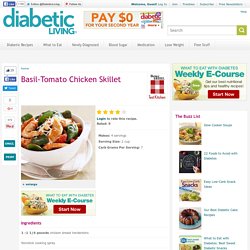 Basil-Tomato Chicken Skillet Recipe