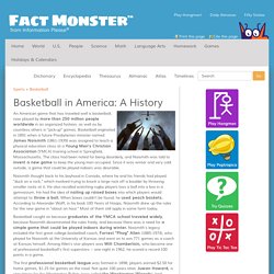 Basketball in America: A History