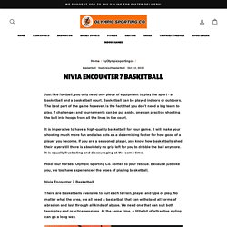 Nivia Encounter 7 Basketball – OlympicSportingCo