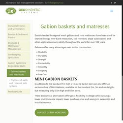 Gabion Baskets for Retaining Walls