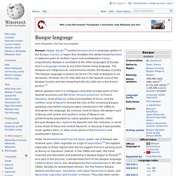 Basque language