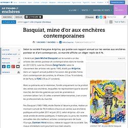 Enchères : Basquiat, mine d'or aux enchères contemporaines