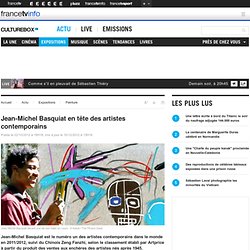 Jean-Michel Basquiat en tête des artistes contemporains