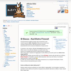ID Basso - Kad Dietro Firewall [eMule-Wiki]