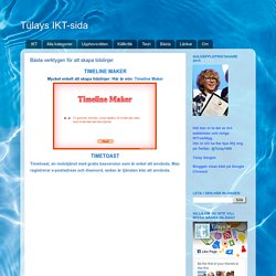 Tülays IKT-sida: Bästa vertygen för att skapa tidslinjer