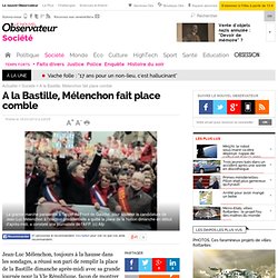 Vague rouge à Paris derrière Mélenchon qui veut refonder la République