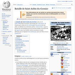 Bataille de Saint-Aubin-du-Cormier
