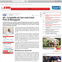 4G : la bataille du low cost entre Free et Bouygues