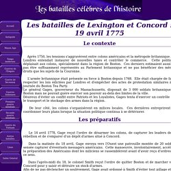 Les batailles célèbres de l'histoire