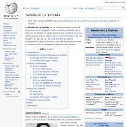 Batalla de La Tablada