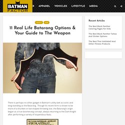 11 Real Life Batarang Options & Your Guide to The Weapon