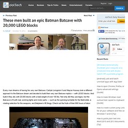 These men built an epic Batman Batcave with 20,000 LEGO blocks