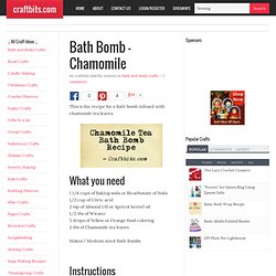 Bath Bomb - Chamomile