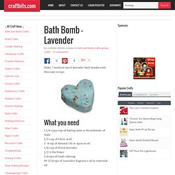 Bath Bomb - Lavender