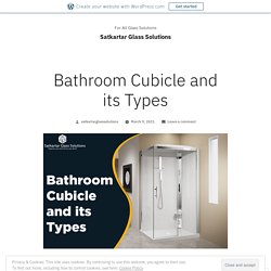 Bathroom Cubicle and its Types