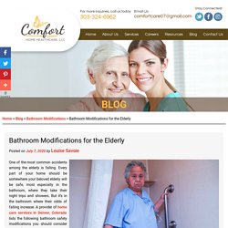 Bathroom Modifications for the Elderly