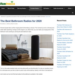12 Best Bathroom Radios Reviewed and Rated in 2020