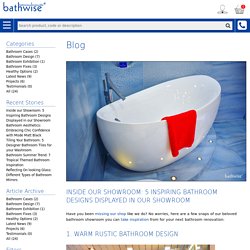 Bathwise Ltd - Inside our Showroom: 5 Inspiring Bathroom Designs Displayed in our Showroom