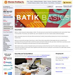 Batik Instructions