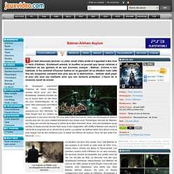 Test de Batman Arkham Asylum sur Playstation 3