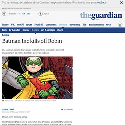 Batman Inc kills off Robin