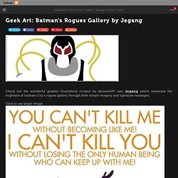Batman's Rogues Gallery by Jegang
