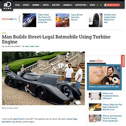 Man Builds Street-Legal Batmobile Using Turbine Engine