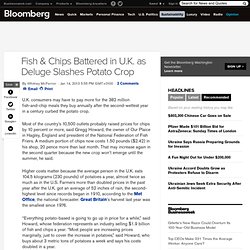 Fish & Chips Battered in U.K. as Deluge Slashes Potato Crop
