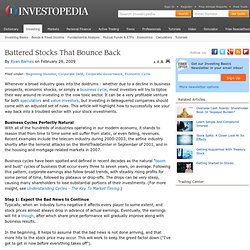 Battered Stocks That Bounce Back