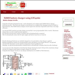NiMH battery charger circuit diagram using LTC4060
