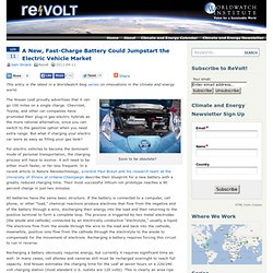 A New, Fast-Charge Battery Could Jumpstart the Electric Vehicle Market