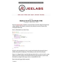 » Battery level on JeeNode USB JeeLabs