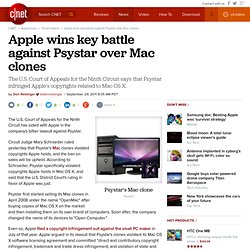 Apple wins key battle against Psystar over Mac clones