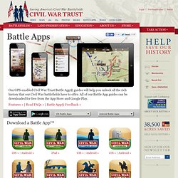 Introducing the Civil War Trust's Battle Apps