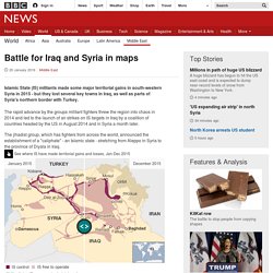 Battle for Iraq and Syria in maps